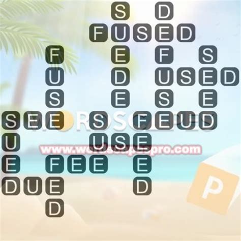 Wordscapes Level 349, Fjord 13 Answers .